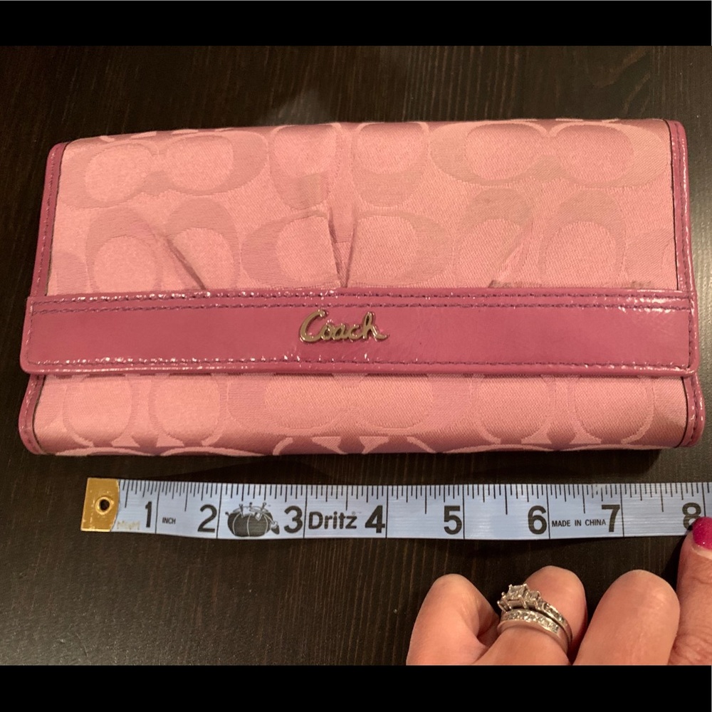Coach tri-fold wallet